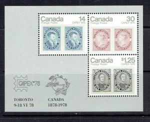 CANADA - 1978 CAPEX '78 SOUVENIR SHEET - SCOTT 756a - MNH