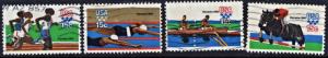 SC#1791-94 15¢ Summer Olympic Games Singles (1979) Used