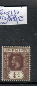 FIJI  ISLANDS  KGV 1/4D    SG 125A  MOG        P0307 H