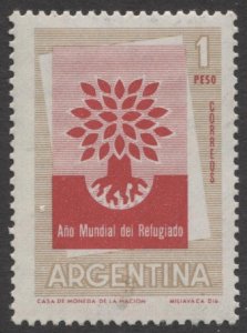 STAMP STATION PERTH Argentina #710 Definitive MLH