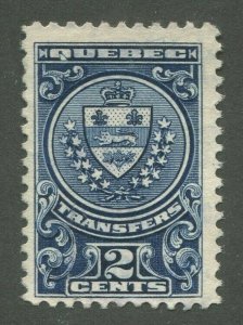 CANADA REVENUE QST1 USED QUEBEC STOCK TRANSFER TAX STAMP