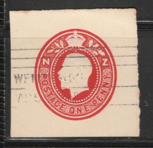 NEW ZEALAND Postal Stationery Cut Out A17P25F22215-