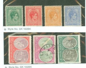 St. Kitts-Nevis #79-81/83-86  Single