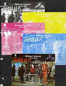 Chad 2009 Michael Jackson #4 - Thriller m/sheet the set o...