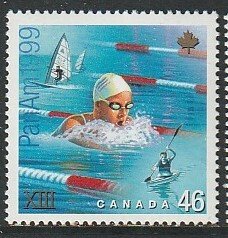 1999 Canada - Sc 1803 - MNH VF - 1 single - Pan American Games - Swimming