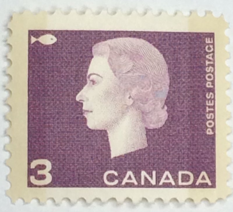 CANADA 1962-63 #403 Queen Elizabeth II Cameo Issue - MNH