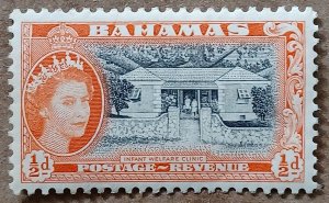 Bahamas #158 1½d Infant Welfare Clinic & Queen Elizabeth II MNH (1954)