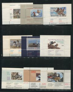 Canada B.O.B./Revenue FWH1//FWH22 Mint Wildlife Habitat Conservation Stamps