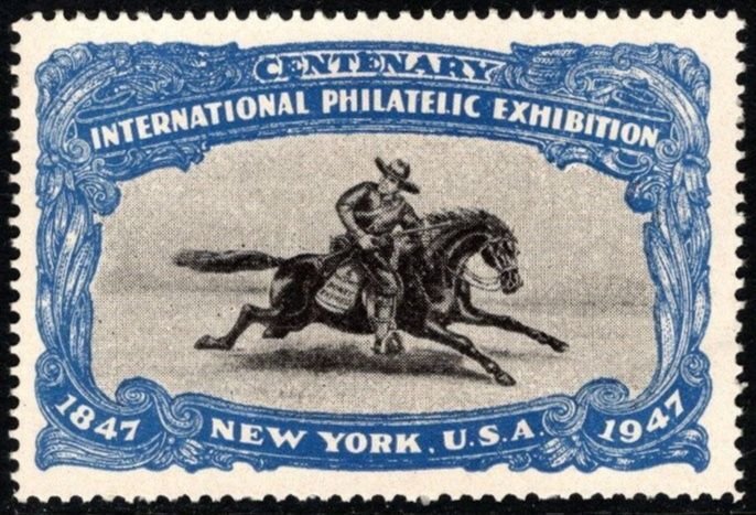 1947 US Poster Stamps New York International Philatelic Exhibition Set/4 MNH