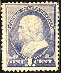 U.S. #212 MINT OG HR Tiny corner Crease