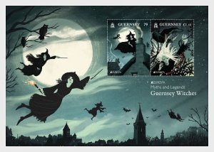 Guernsey - Postfris/MNH - Sheet Europa, Myths and Stories 2022