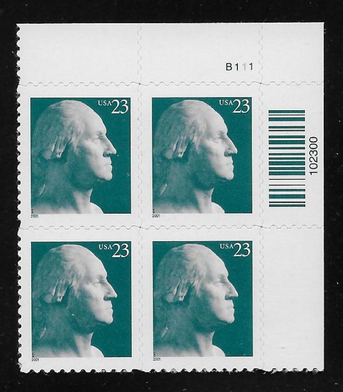 UNITED STATES SC# 3468A  PL# B/4 UR VF/MNH