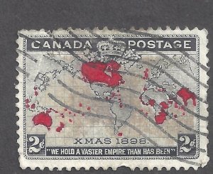 Canada # 85 USED 2c IMPERIAL PENNY POSTAGE MUDDY WATER VARIANT BS27380