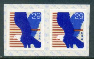 2598 29c Eagle Fine MNH Coil Pair