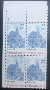 Plate Block US Stamp #2341 MNH