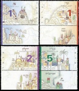 Israel 1998 - Holy Cities, Jerusalem - Set of 4 Stamps - Scott #1344-47 - MNH