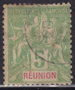 Reunion 38 USED 1900 Navigation and Commerce 5c