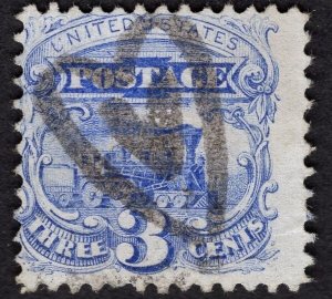 US #114 Fine, Used. Nice fancy cancel.