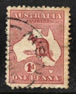 STAMP STATION PERTH Australia #2 Kangaroo Used Wmk.8 CV$2.00