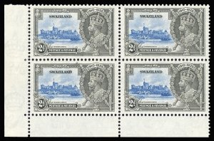 Swaziland 1935 KGV Silver Jubilee 2d EXTRA FLAGSTAFF variety MLH. SG 22, 22a.