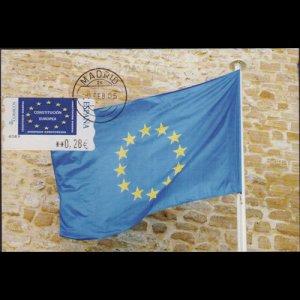 SPAIN 2005 - Maximum Card - 154 Signing EU Treaty 28c