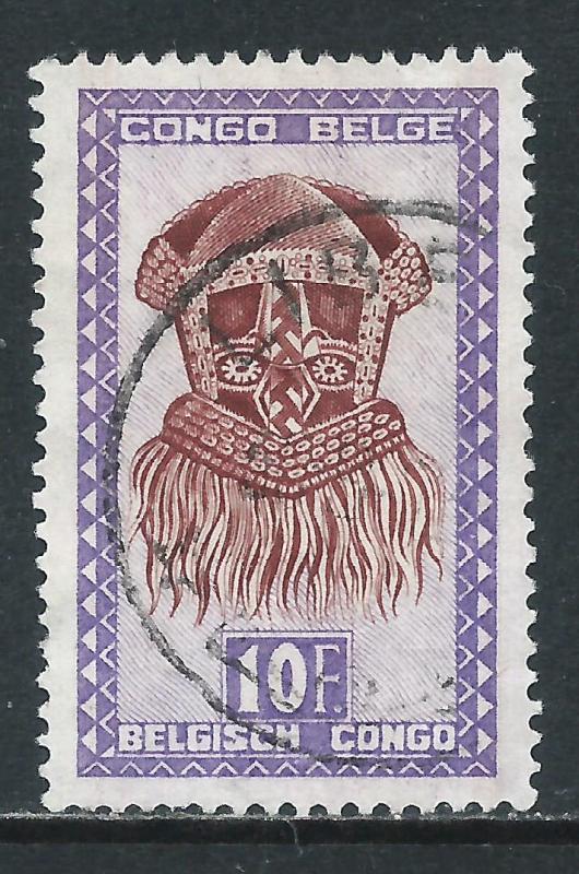 Belgian Congo, Sc #253, 10fr Used