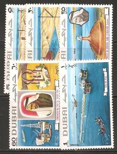 Dubai SC 113-17 Mint, Never Hinged