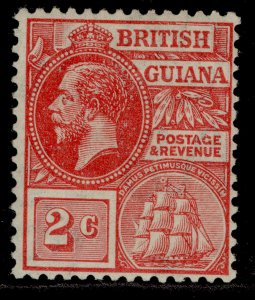 BRITISH GUIANA GV SG273, 2c rose-carmine, LH MINT.