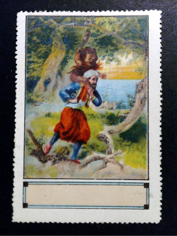 German Poster Stamp - 1001 Nights - Sinbads Fifth Journey