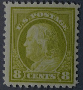 United States #508 8 Cent Franklin OG VLH VF