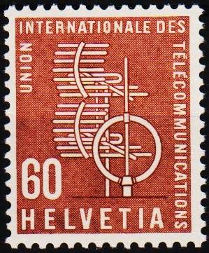 Switzerland. 1958 60c S.G.LT8 Unmounted Mint