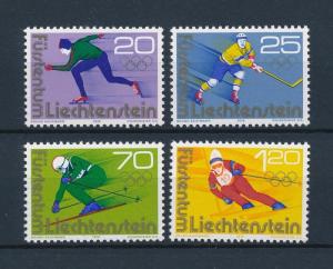 [56405] Liechtenstein 1975 Olympic Winter Games Skating Icehockey Skiing MNH