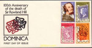 574304 MNH DOMINICA 1979 100 ANIVERSARIO DE LA MUERTE DE SIR ROWLAND HILL