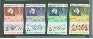 British Antarctic Territory #39-42  Single (Complete Set)