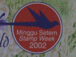 ​MALAYSIA-2002-SC#908- STAMP WEEK-LOVELY PET ANIMALS MNH -S/S-VF-LAST ONE