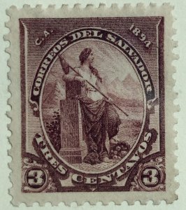 AlexStamps EL SALVADOR #93 SUPERB Mint 