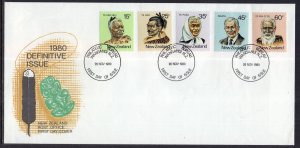 New Zealand 721-723 U/A FDC