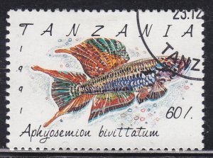 Tanzania 820 Aphyosemion Bivittatum 1992