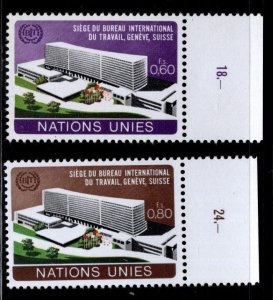 United Nations UN  Geneva Scott 37-8 MNH** stamps