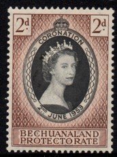 Bechuanaland Protectorate - 1953 Coronation MH* SG 142