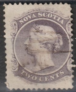 Nova Scotia SC#9 Used with pressed crease  (~1704)