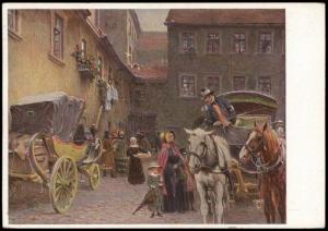 Germany Munich Bavaria 1927 Bamberg Post Office 1818-57 Private GSK 8pf Be 68537