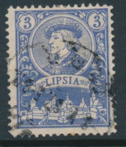 Leipzig 1897 Mi F19 Used Town Local, PrivatPost