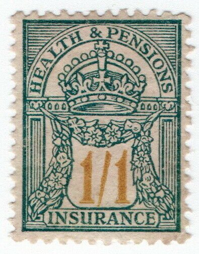 (I.B) George V Revenue : Health & Pensions Insurance 1/1d