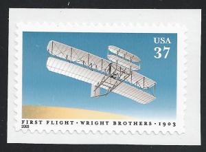 US #3783a 37c First Flight Wright Bros MNH