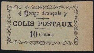 French Congo Colis Postaux 1 Mint 