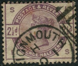 GB 1937-1884 2½d SG 190 MH KGVI LONMOUTH (003013)