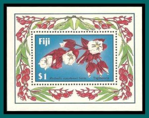 Fiji 1987 Tagimoucia Flower, MS, MNH  #570,SGMS757