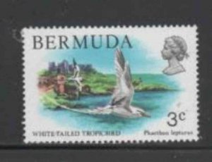 BERMUDA #363 1978 3c WHITE-TAILED TROPIC BIRD MINT VF LH O.G