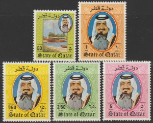 EDSROOM-17337 Qatar 653-656, 658 LH & MNH 1984 Short Set CV$28.75